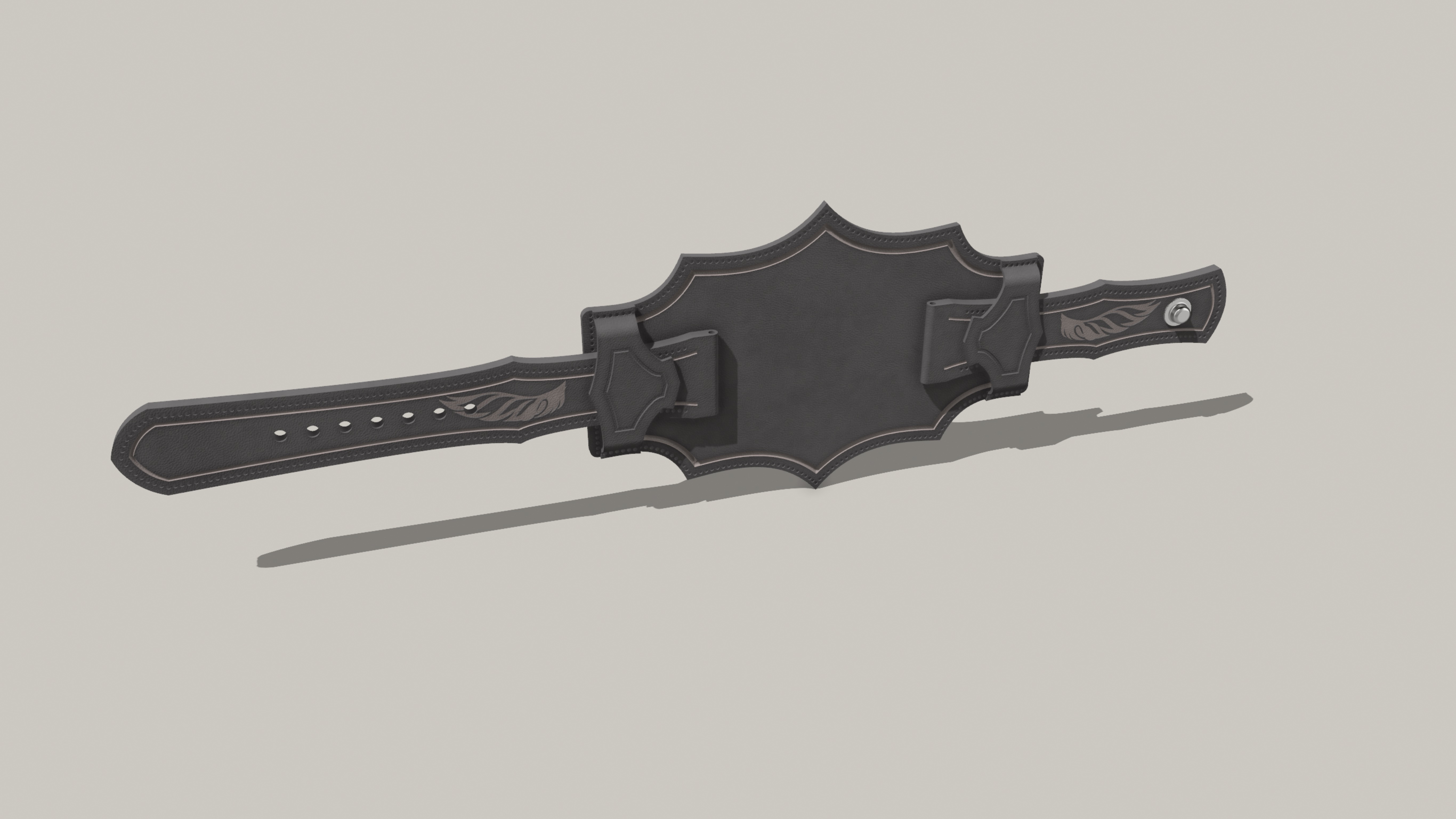 #Shapr3D: Проектирование кожаного ремня для наручных часов с тиснением