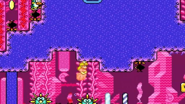Super Peach World By Jead (2020) - SMW Romhack [SNES]