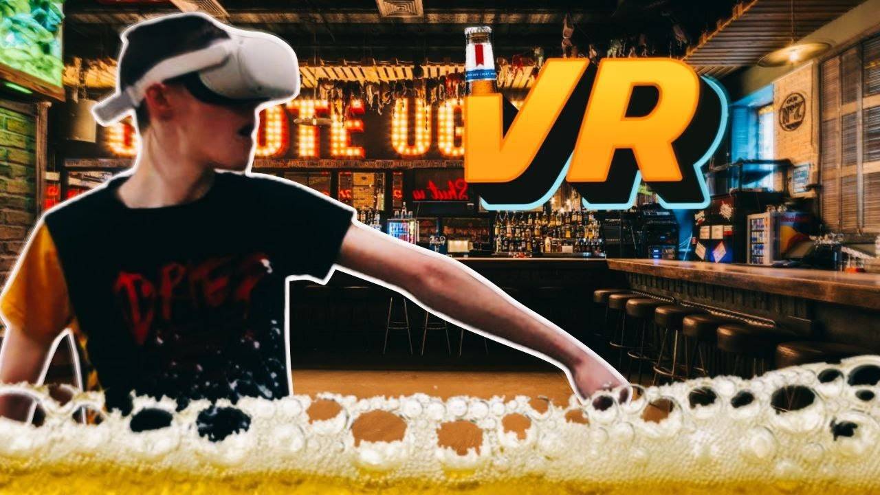 Устроил ДРАКУ в баре!!! Drunkn Bar Fight VR смотреть онлайн