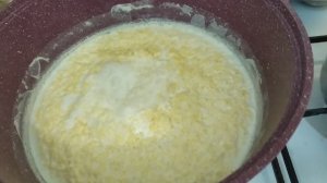 Очень жидкая нежная пшённая каша на молоке