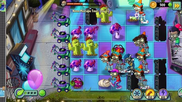 Растения против зомби, дискотека день 32 смотреть онлайн