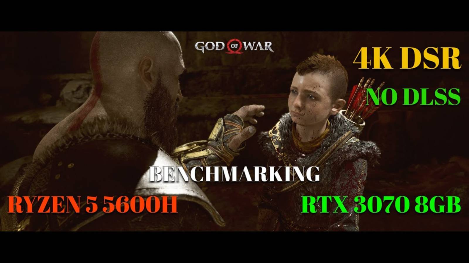 God Of War 2018 4K No DLSS RTX 3070 8GB Ultra Settings | Lenovo Legion 5 смотреть онлайн