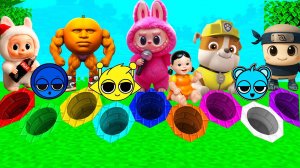 ВЫЖИВАНИЕ В САМЫХ МАЛЕНЬКИХ ИСПЫТАНИЯХ ЛАБУБУ ЩЕНЯЧЕГО ПАТРУЛЯ СПРУНКОВ В МАЙНКРАФТ