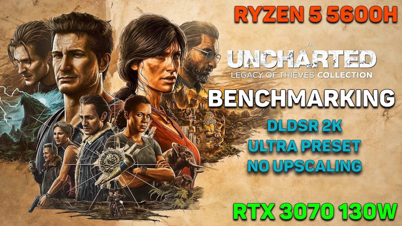 Uncharted: Legacy of Thieves Collection DLDSR 2K RTX 3070 8GB Ultra | Lenovo Legion 5 смотреть онлайн