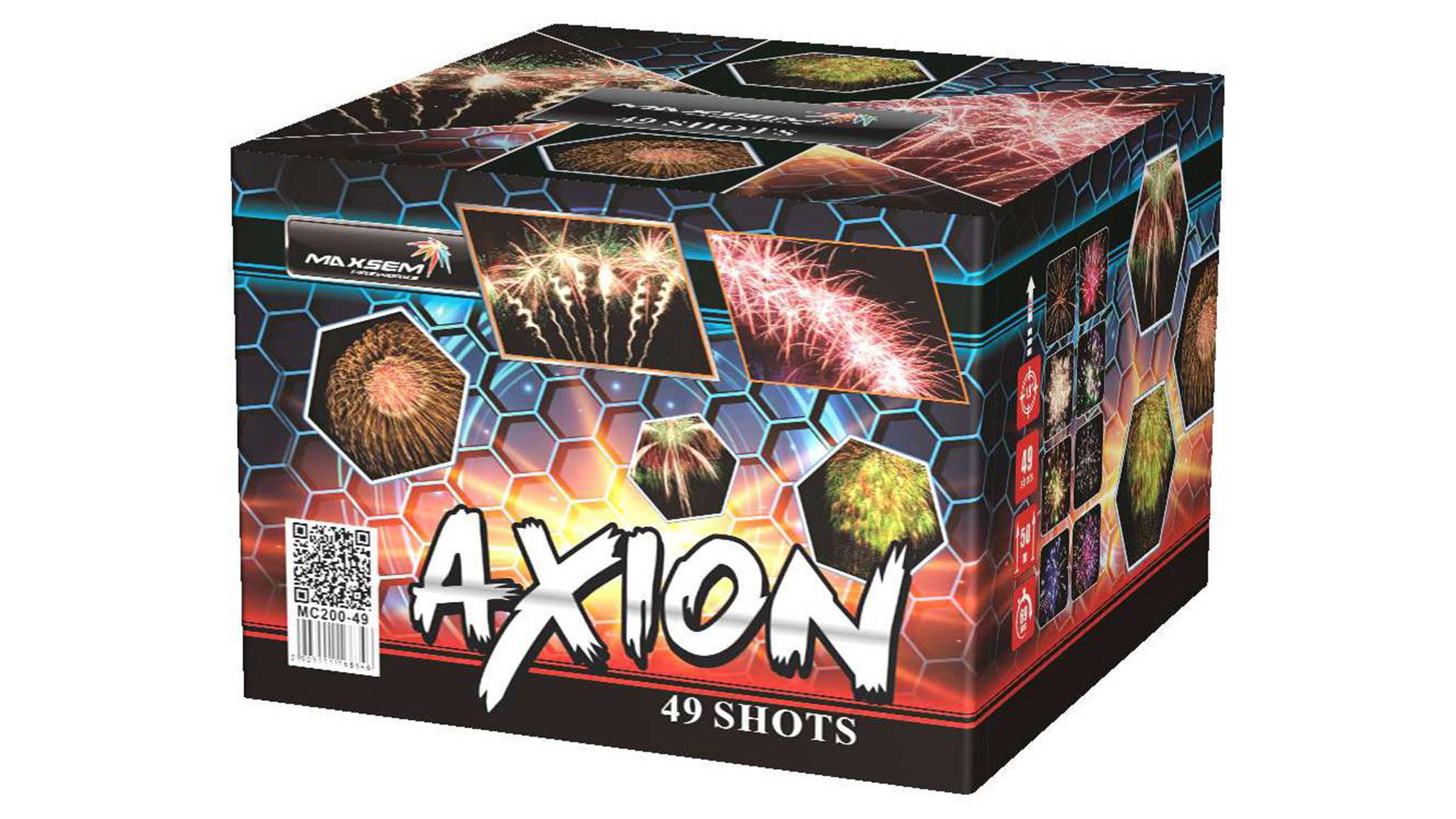 MC200-49 Салют "AXION" (2" х 49 залпов) "Maxsem" смотреть онлайн