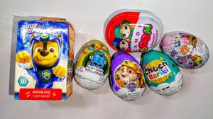 АСМР РАСПАКОВКА Киндер Сюрприз и Сюрприз Бокс Щенячий Патруль 🤯👀🥰