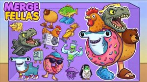 ИГРА ПО ИТАЛЬЯНСКИМ МЕМАМ  Merge Fellas VII ГЕЙМПЛЕЙ! ДОСТИГАЕМ ПОСЛЕДНЕГО УРОВНЯ КРУТОСТИ