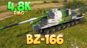 BZ-166 • Бесстрашный! - 7 Фрагов 4.8K Урона • Мир Танков