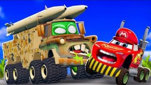 МУЛЬТ ТАЧКИ СУПЕРГЕРОЙ МОЛНИЯ МАККУИН СПАСАЕТ ГОРОД ОТ ЗОМБИ ГОНКИ МАШИНКИ МУЛЬТИКИ РАЗВИВАЮЩИЕ ДЛЯ