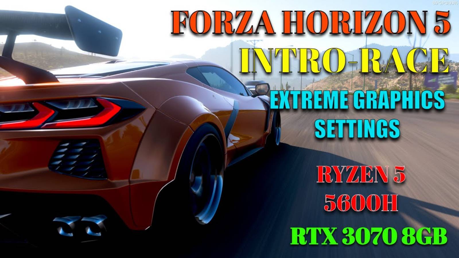 Forza Horizon 5 RTX 3070 8GB RT Ultra Settings | Lenovo Legion 5 смотреть онлайн