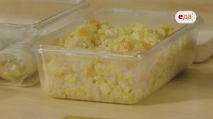 Спринг-роллы и булгур с мясом | Ланч-бокс /71