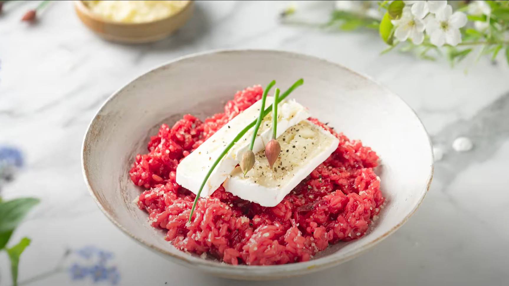 Ризотто со свеклой и сыром бри смотреть онлайн