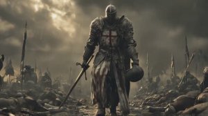 Во имя его - Эпические боевые песнопения крестоносцев в последнем бою, фоновая музыка тамплиеров