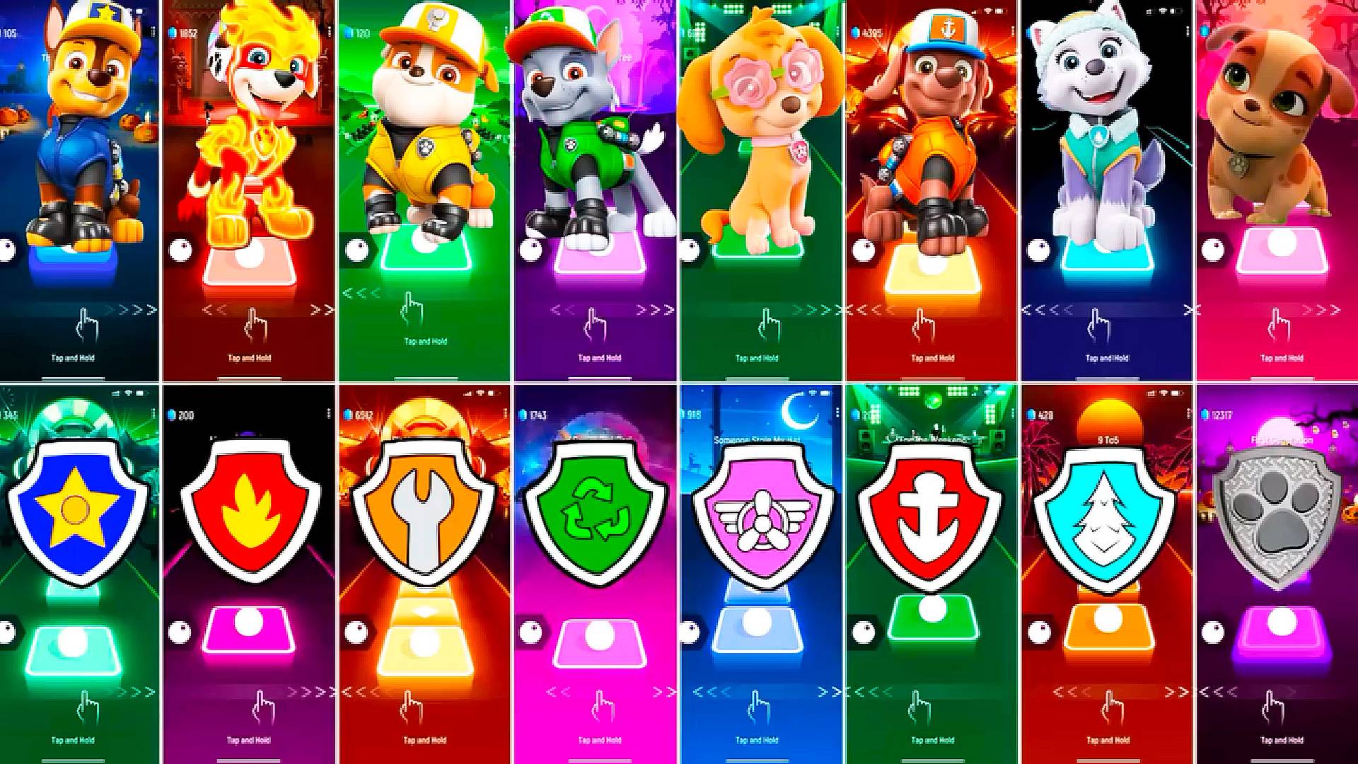 Paw Patrol All Video Megamix CHASE VS MARSHALL VS RUBBLE VS ROCKY VS SKYE VS ZUMA VS EVEREST смотреть онлайн