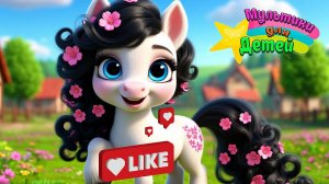 Лошадка - Песенки и Мультики для  Детей и Малышей  + Развивающие Мультики малышам