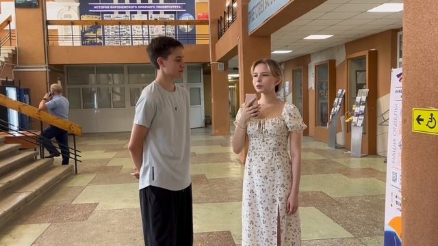 Студенты ВГТУ взяли мини-интервью у наших абитуриентов смотреть онлайн