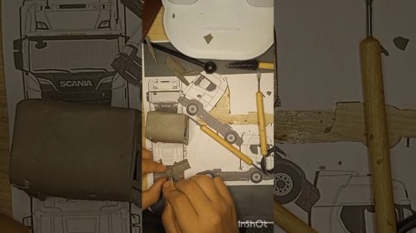 scania из пластилина первая часть