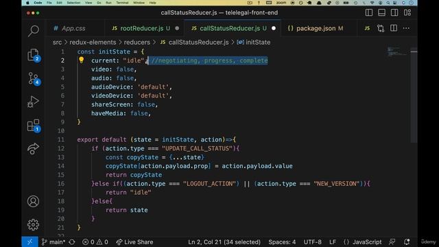 9. (5) Wire up redux and make callStatus reducer смотреть онлайн