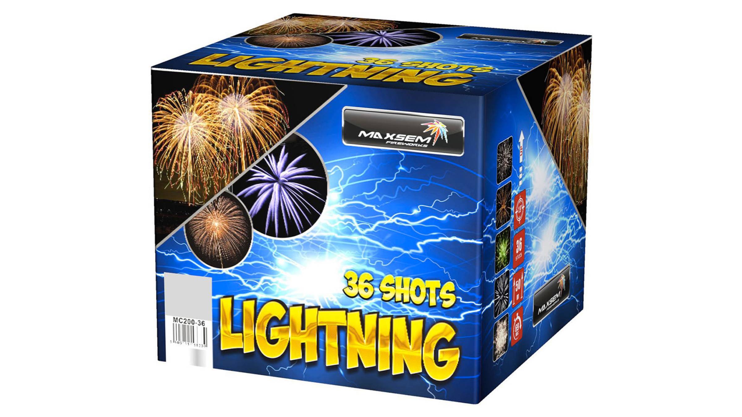 MC200-36 Салют "LIGHTNING" (2" х 36 залпов) "Maxsem" смотреть онлайн