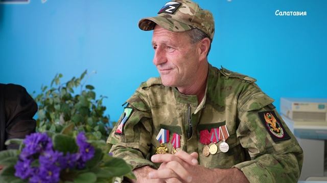 Встреча с участником СВО Айнудином Асуевым из с. Инчха смотреть онлайн