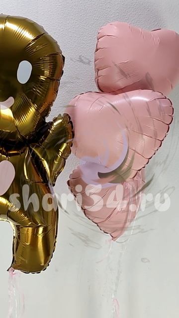 Шар Печенька и сердечки