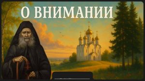 О внимании.  прп. Иосиф Исихаст
