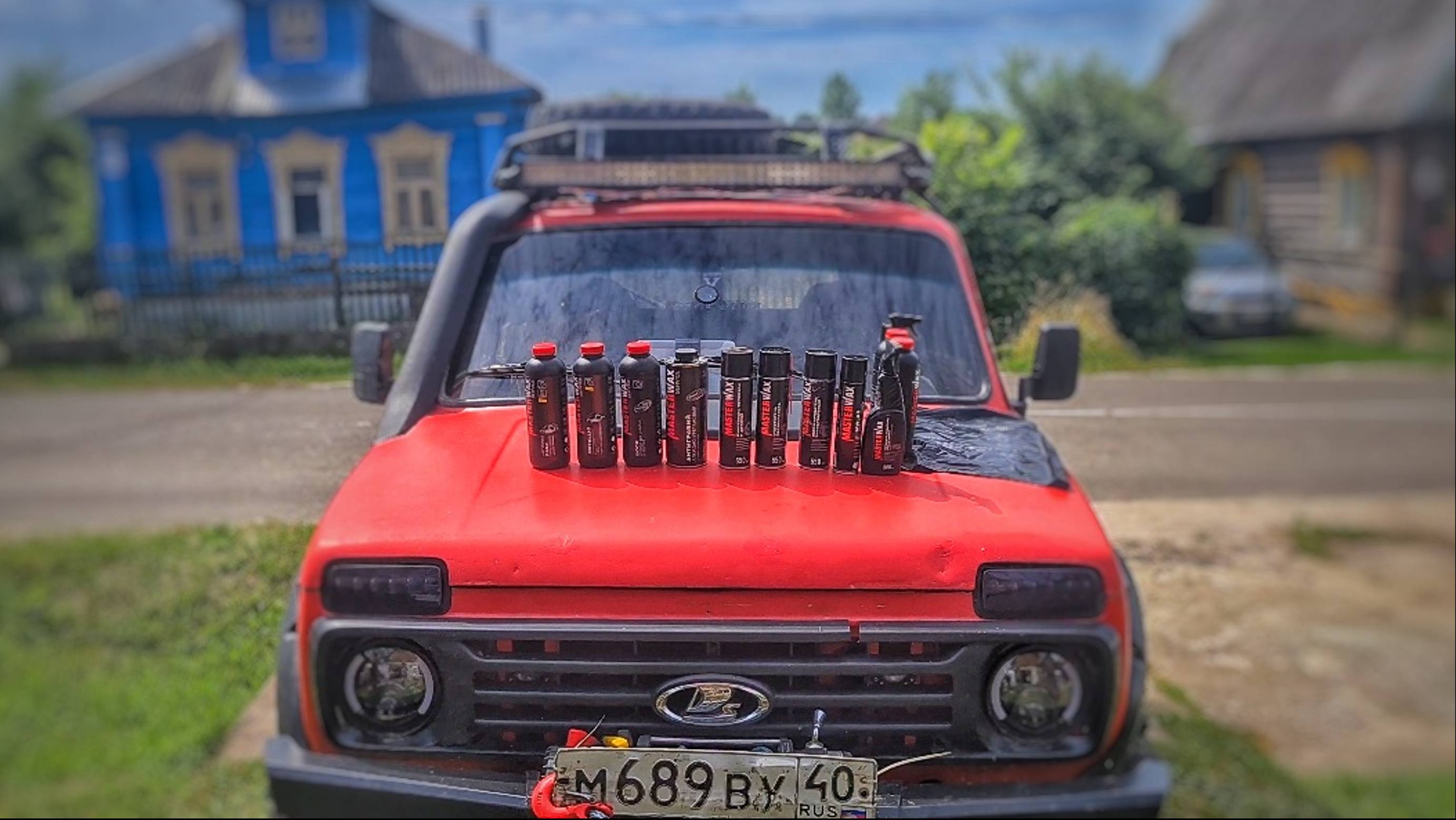 Антикор на Ниву от MASTERWAX. Устанавливаем силовые бампера и лебедку на НИВУ