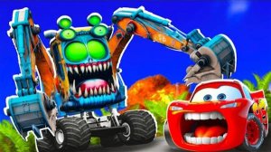 МУЛЬТ ТАЧКИ МОЛНИЯ МАККУИН ЗОМБИ АТАКУЮТ ГОРОД ГОНКИ МАШИНКИ МУЛЬТИКИ РАЗВИВАЮЩИЕ ДЛЯ МАЛЬЧИКОВ