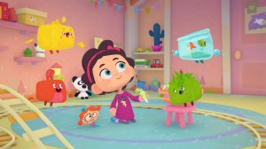 Четверо в кубе.Первая деталь Кубоспутника связи собрана! Все превращения с Полосатым Кубиком!