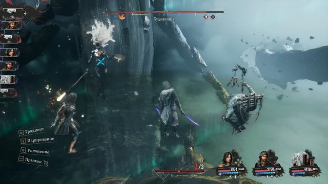 Clair Obscur Expedition 33. Бой против художницы без использования уклонений и парирования