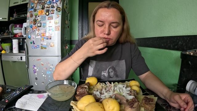 Бешбармак. Мукбанг. Домашняя еда. смотреть онлайн