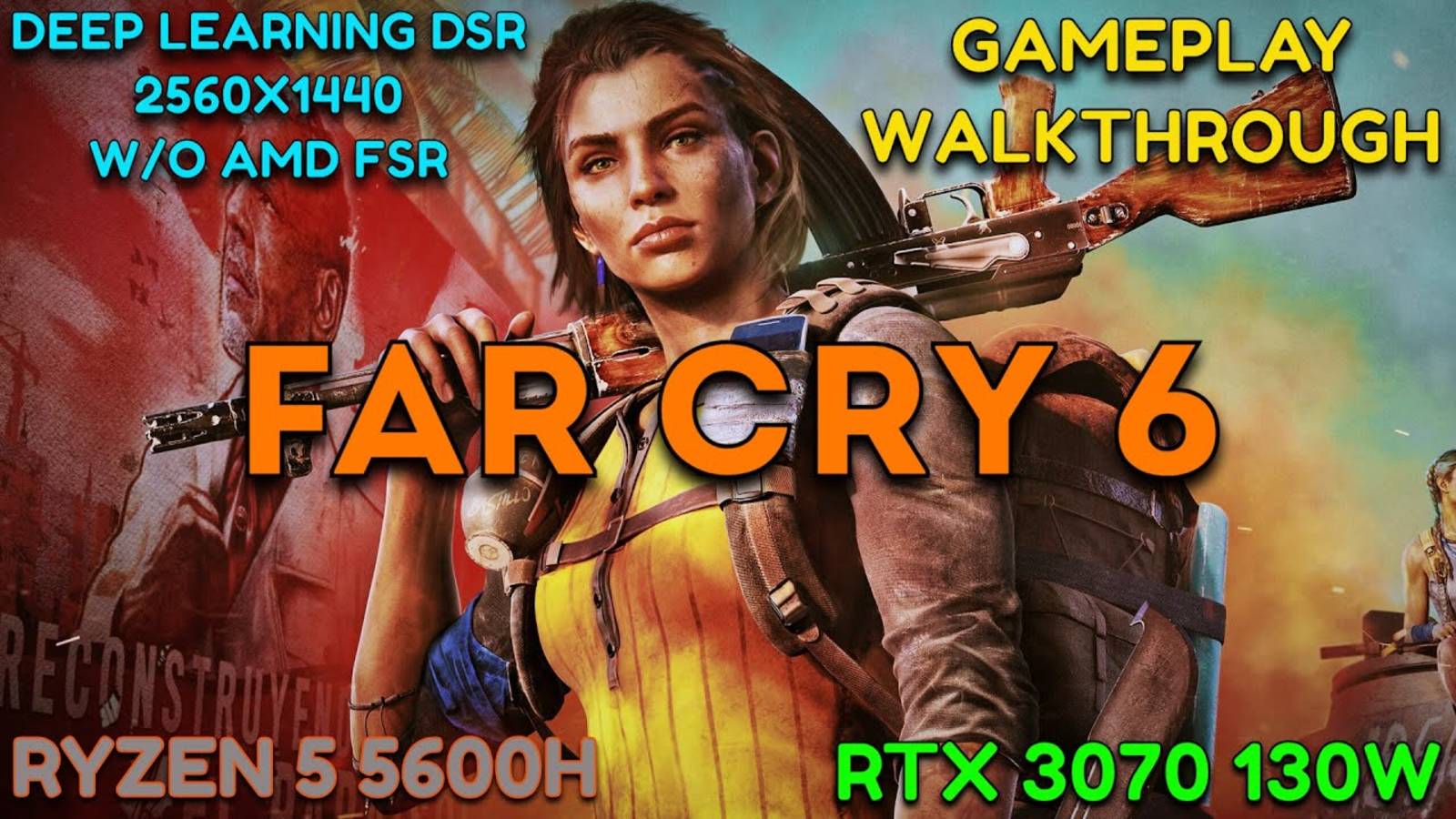 Far Cry 6 DLDSR 2K RTX 3070 8GB RT Ultra Settings | Lenovo Legion 5 смотреть онлайн