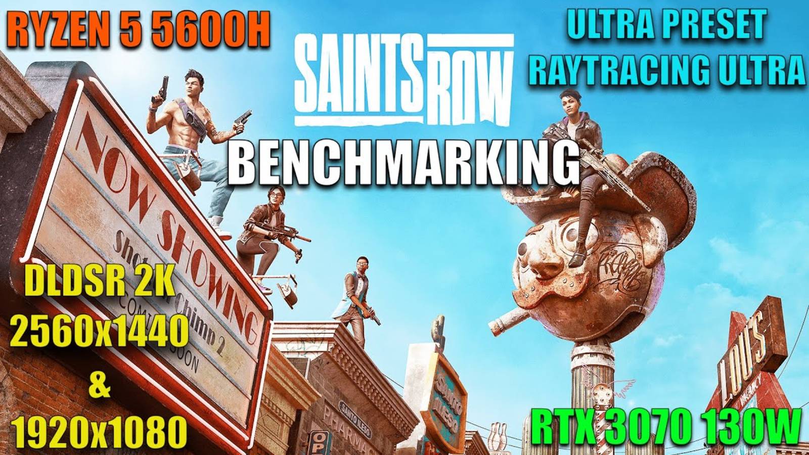 Saints Row (2022) 2K 1080p RTX 3070 8GB Ultra Raytracing Preset | Lenovo Legion 5 смотреть онлайн