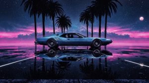 Синтвейв, электронная музыка 4К/ Synthwave, electronic music 4K