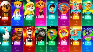 Paw Patrol All Video Megamix CHASE VS MARSHALL VS RUBBLE VS SKYE VS RYDER VS ZUMA VS TUCK