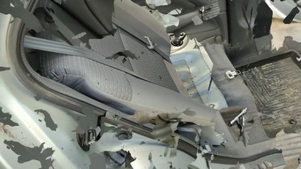 Разбор Ниссан Альмера Классик для самостоятельной установки авточехлов