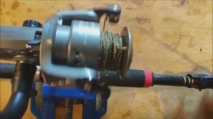 Спиннинг. Привязка лески.. Намотка катушки