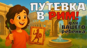 Путешествие в Италию без виз и чемоданов: Рим глазами ребёнка 5+ | АртДети