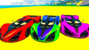 Мультики для детей про машинки - Супергерои на спортивных машинах - Смотреть мультфильмы для малышей