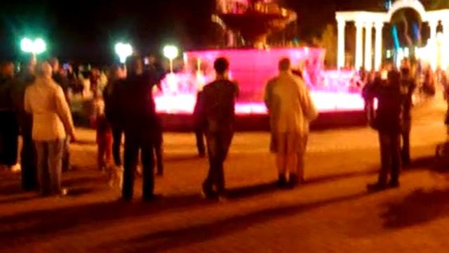 Открытие  музыкального фонтана в Геленджик