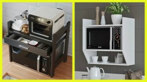 Идеи расположения микроволновки на кухне 🏡✨