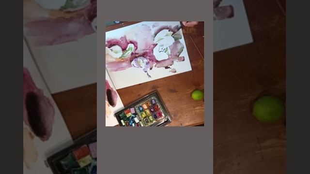 акварель натюрморт