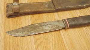 Реставрация оригинального ножа Боуи - от ржавой железки до блеска