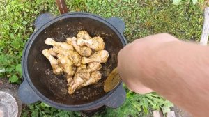 Чахохбили из курицы в казане