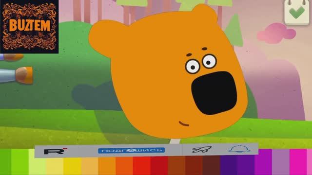 Ми Ми Мишки! Учимся рисовать с героями мультфильма! Детская игра рисовалка! смотреть онлайн