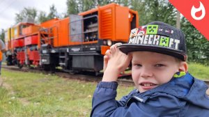 Заводские заброшки и интересные поезда