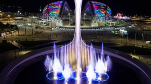 Сочи 2025. Сириус. Шоу поющие фонтаны.  Прогулка по вечерней имеретинской набережной. Парк Мантера.