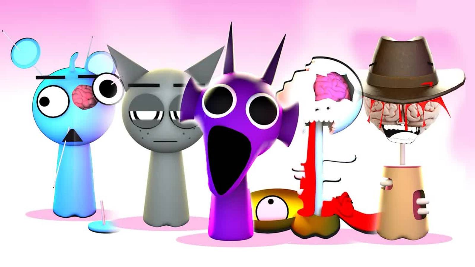 МЕГА КОМПИЛЯЦИЯ 3D СПРАНКОВ | Sprunki 3D (3D АНИМАЦИЯ) смотреть онлайн