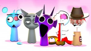 МЕГА КОМПИЛЯЦИЯ 3D СПРАНКОВ | Sprunki 3D (3D АНИМАЦИЯ)