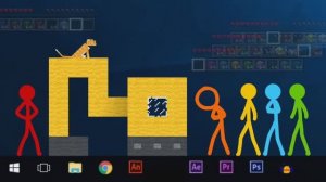 Строительный Челлендж - 2 серия / Стикмены и Minectaft